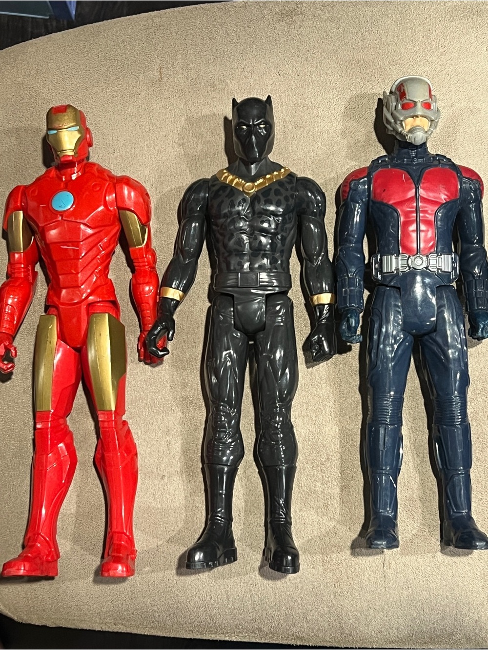 Marvel Avengers titans 12” Figures - Iron Man, Black Panther, Ant-Man